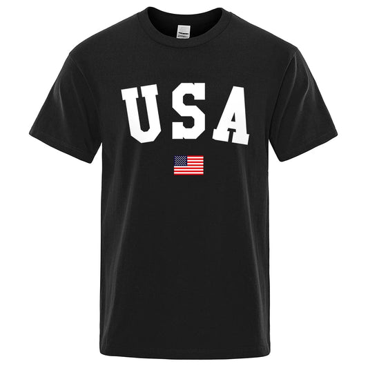 USA Flag Tee Shirt- Multiple Colors